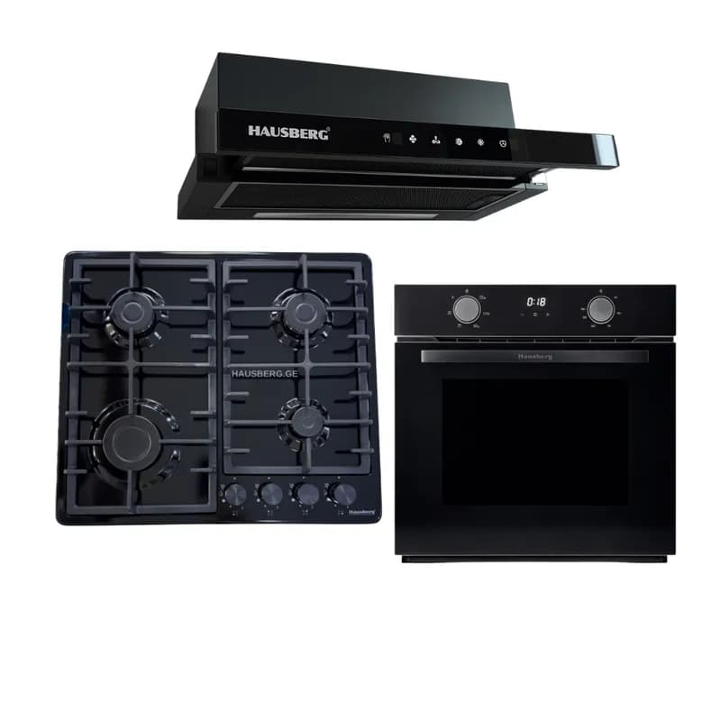 HAUSBERG HB 06 DG BL ECO, 34 222 DNG , HN 3 BLACK ჩასაშენებელი სამეული
