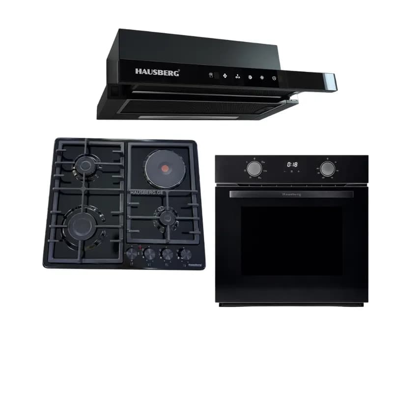 HAUSBERG HB 06 DG BL ECO, 34 212 DNG , HN 3 BLACK ჩასაშენებელი სამეული