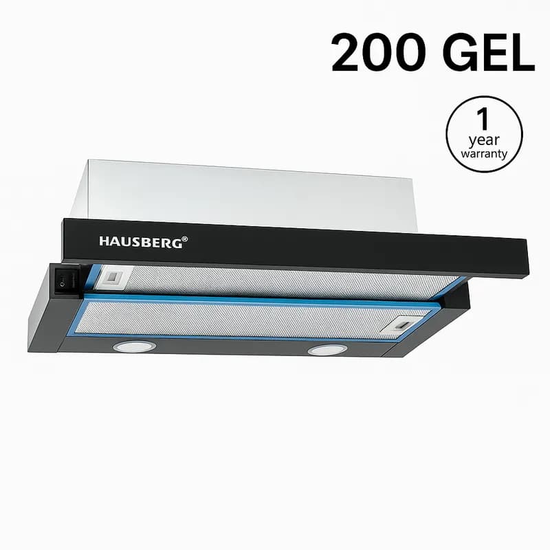 HAUSBERG HB HN 01 BLACK ჩასაშენებელი გამწოვი