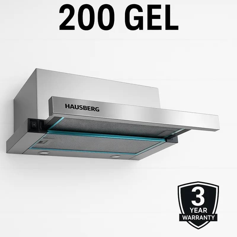 HAUSBERG HB HN 01 INOX ჩასაშენებელი გამწოვი