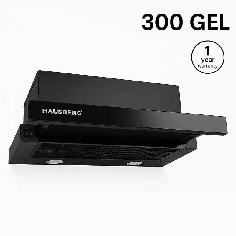 HAUSBERG HB HN 02 BLACK ჩასაშენებელი გამწოვი